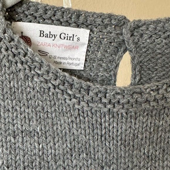 Beautiful ZARA Cable Knit Unicorn Sweater - Picture 3 of 6